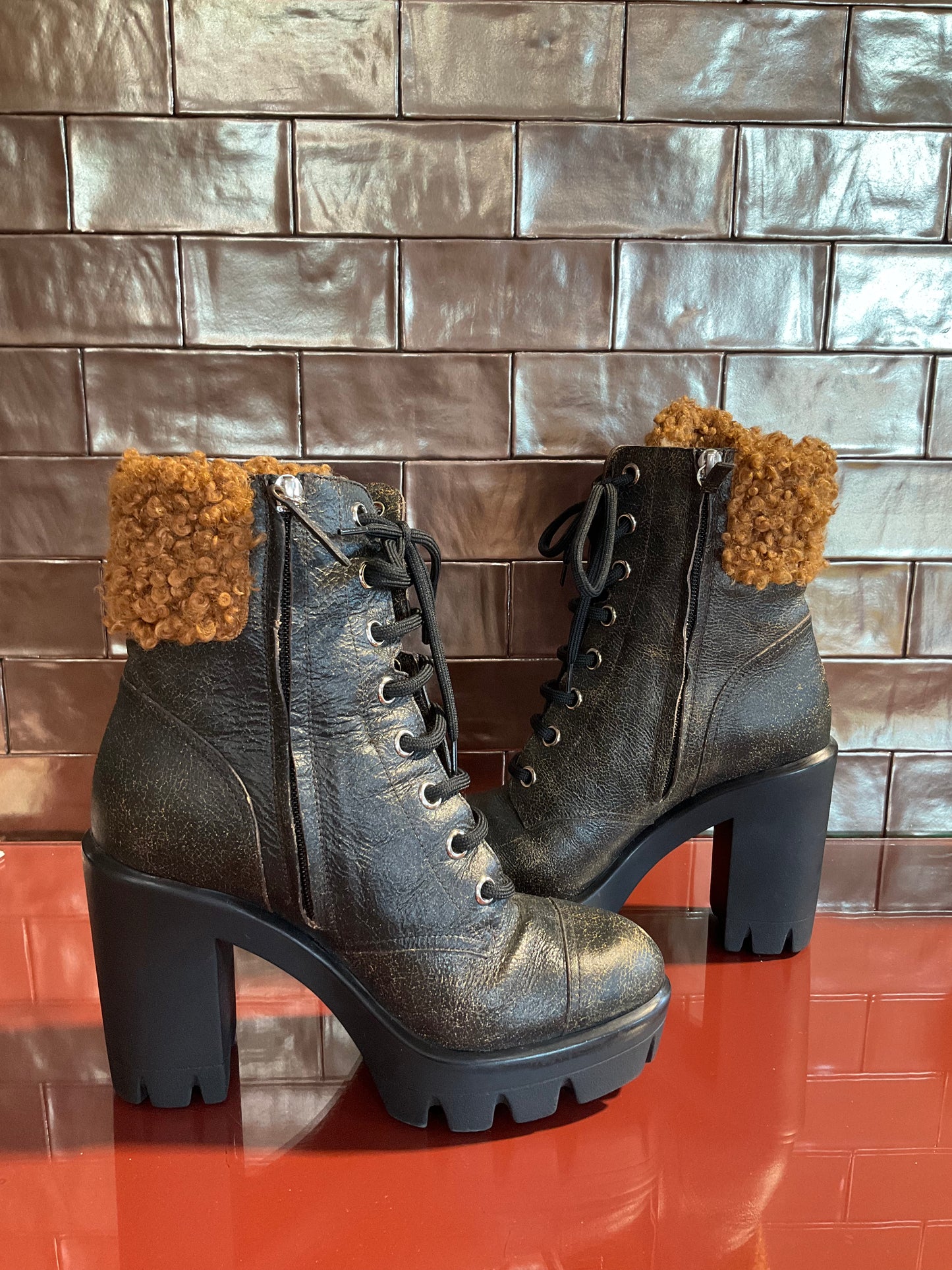 Giuseppe Zanotti Tonix Winter Booties 38 1/2