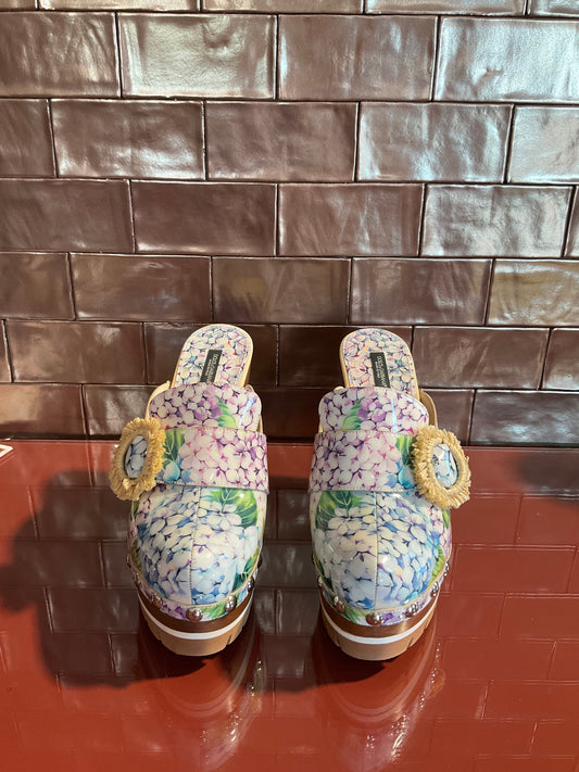 Dolce & Gabbana Floral Clogs 39