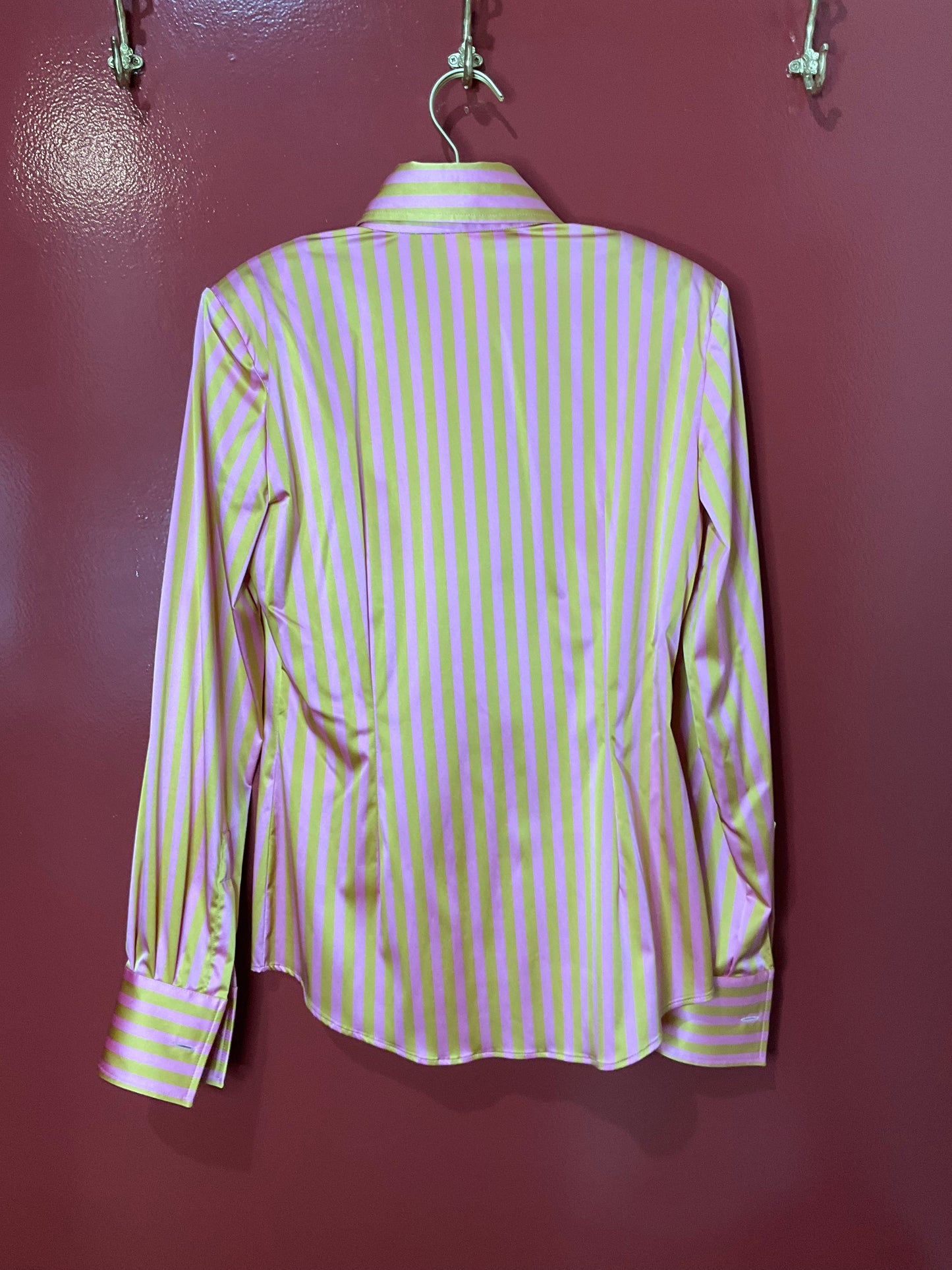 Dolce & Gabbana Stripped Silk Blouse 44