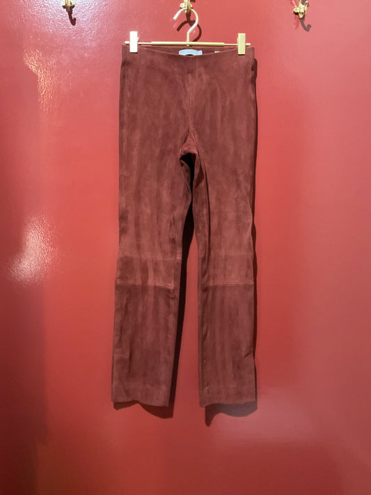 Vince Brown Suede Pants S