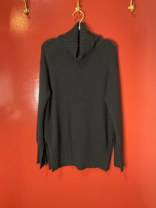 Allude Black Turtle Neck Sweater S