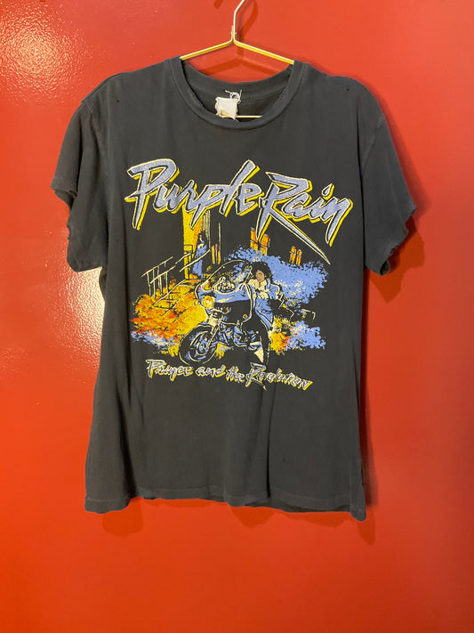 Made Worn Prince Purple Rain T-Shirt M