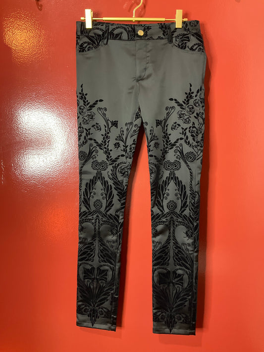 Just Cavalli Velvet Detailed Pants size: 38