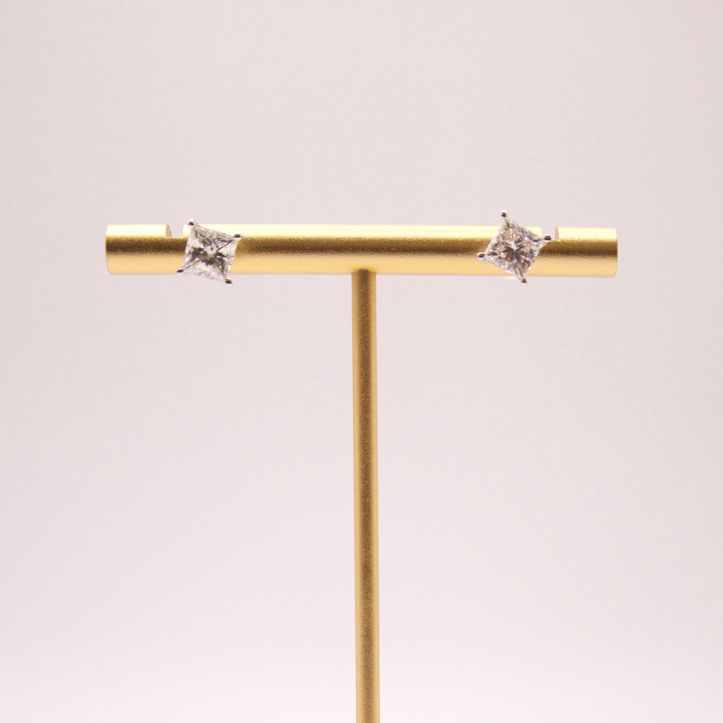 14K 2.0 CTW LG Diamond sq stud