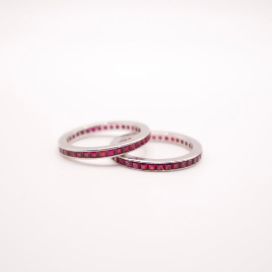 Silver Ruby Rings 5