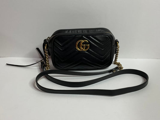 Gucci Black Marmont Small Shoulder Bag