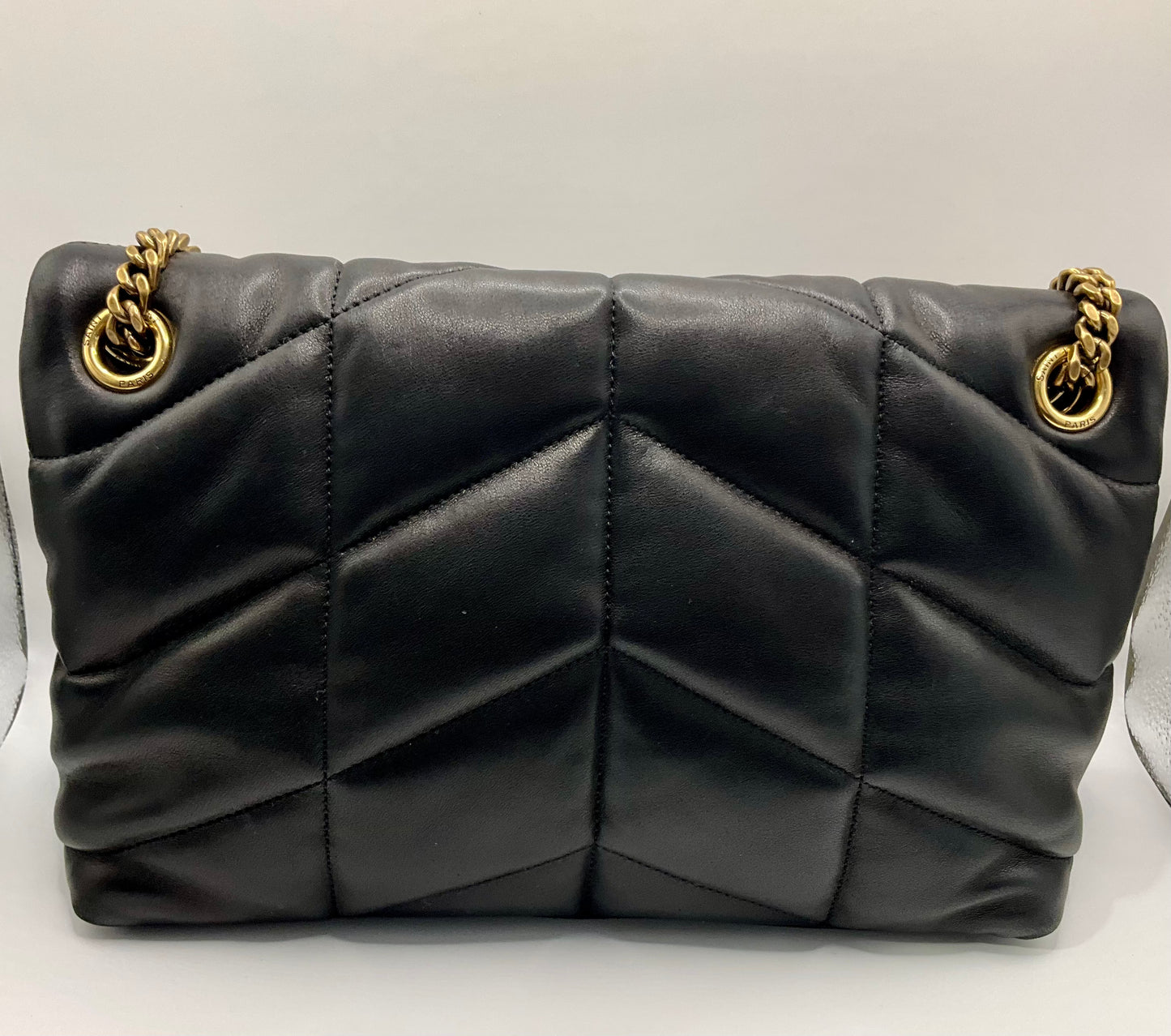 YSL Lou Puffer Medium Shoulder Quilted Leather