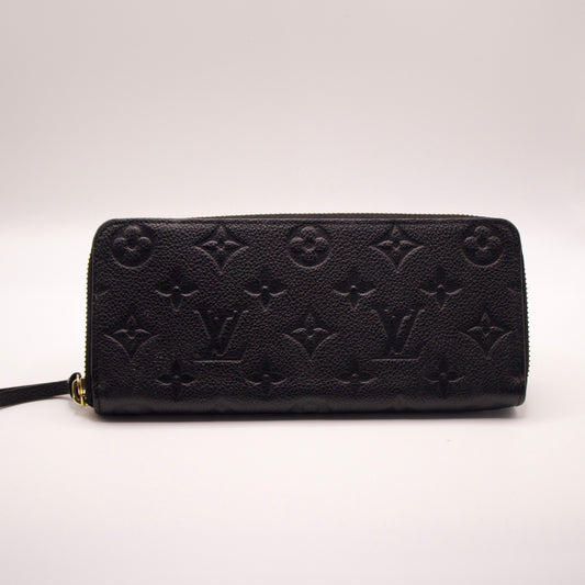 Louis Vuitton empreinte wallet blk zip