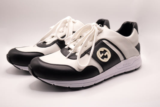 Gucci Black/White Sneakers 38 1/2