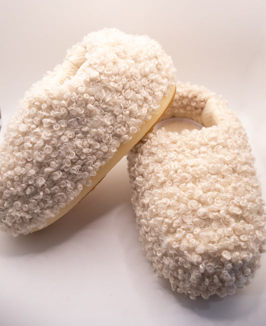Moon boot fuzzy ivory S