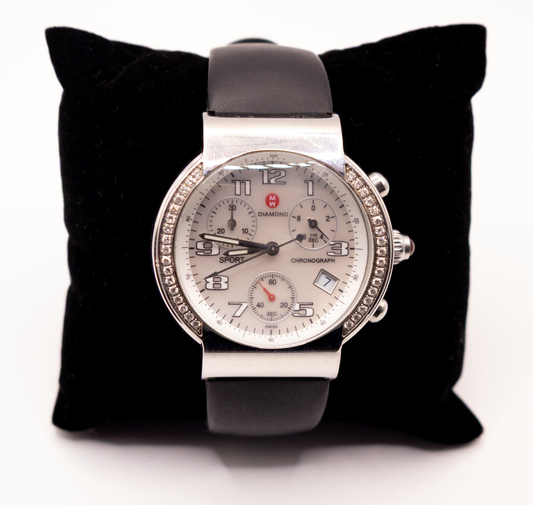 Michelle Diamond Steel Sport Watch