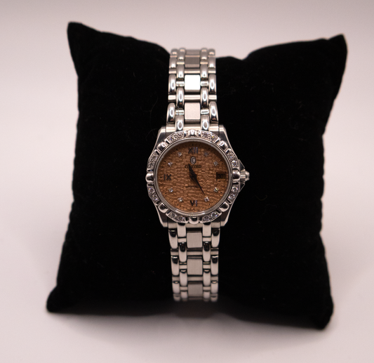 Concord Saratoga silver, copper dial Watch