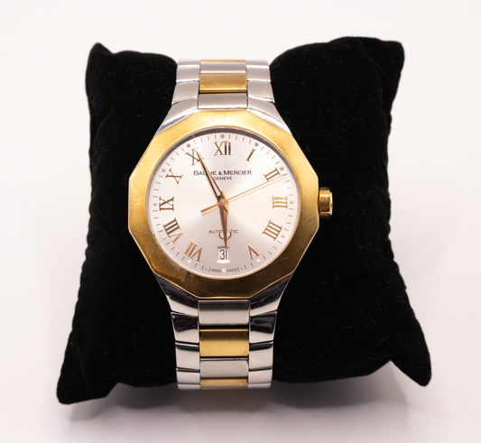 Baume Mercier 18K/Stainless Steel Riviera Watch