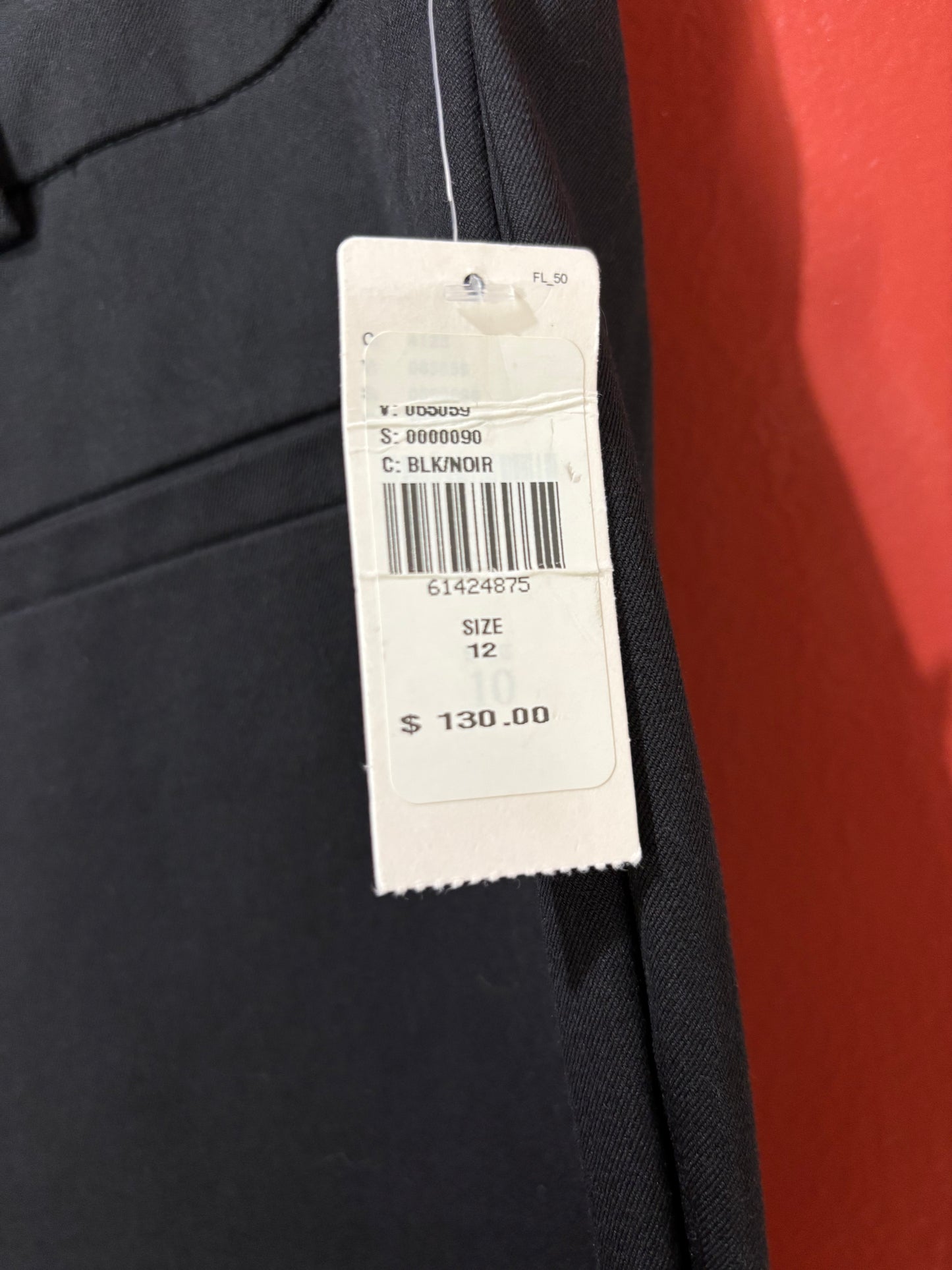 Maeve Black Crop Pant 12