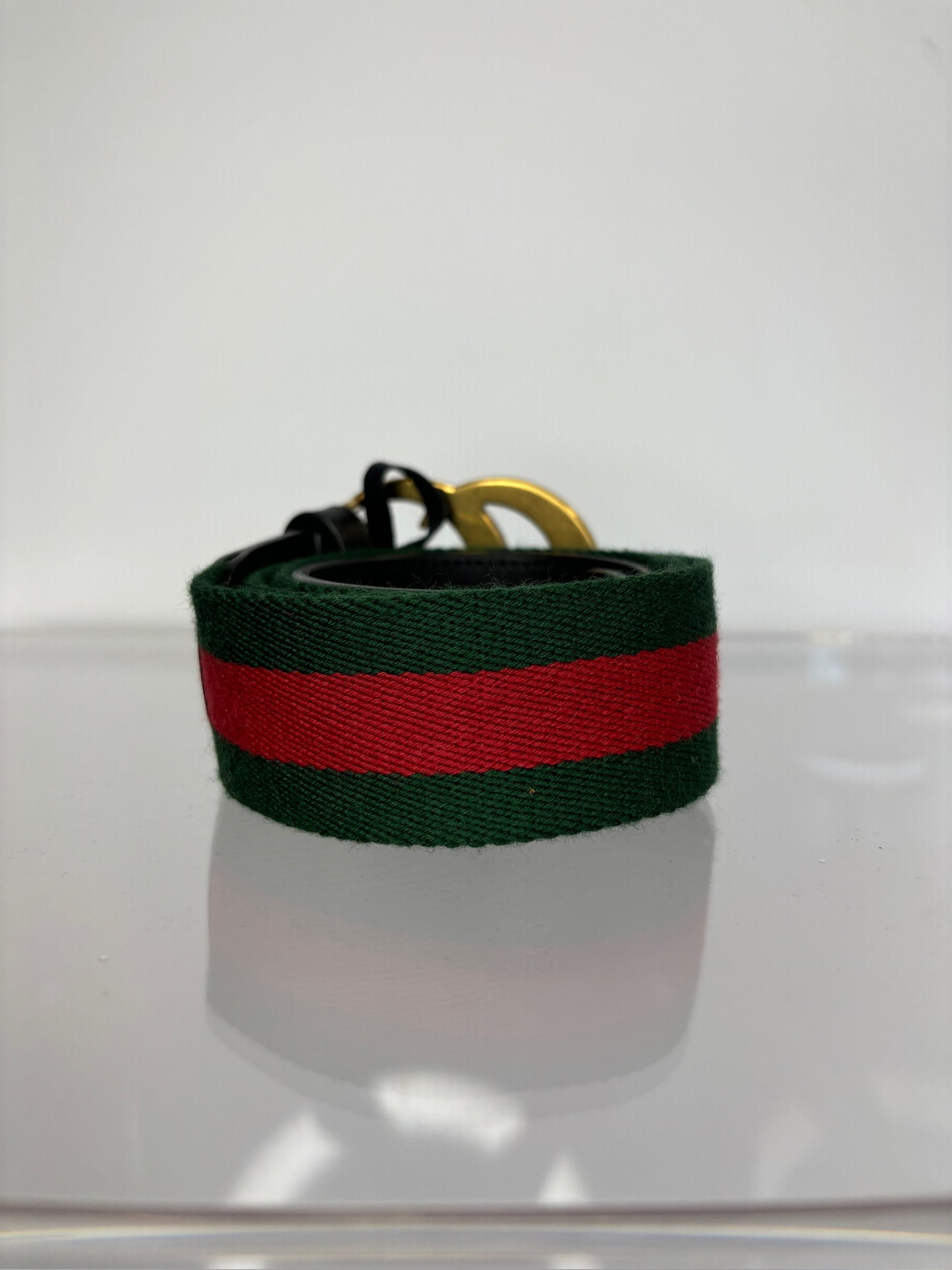 Gucci Belt Green/Red 85