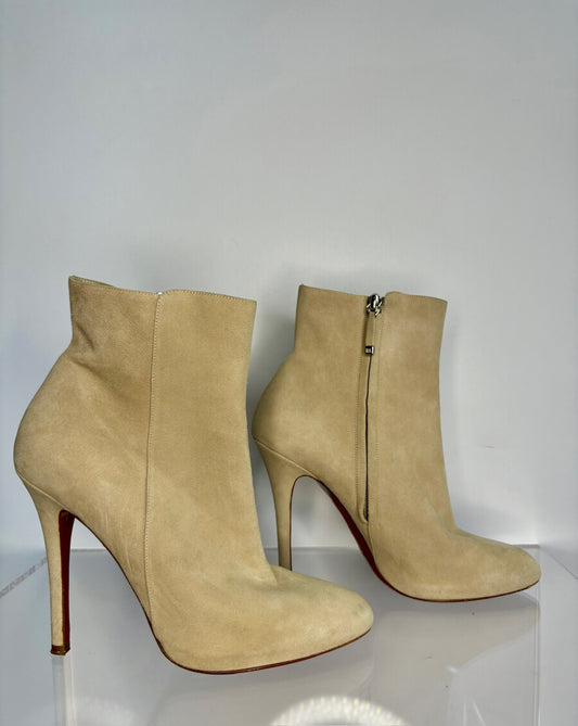 Ralph Lauren Bootie Cream Suede 38.5