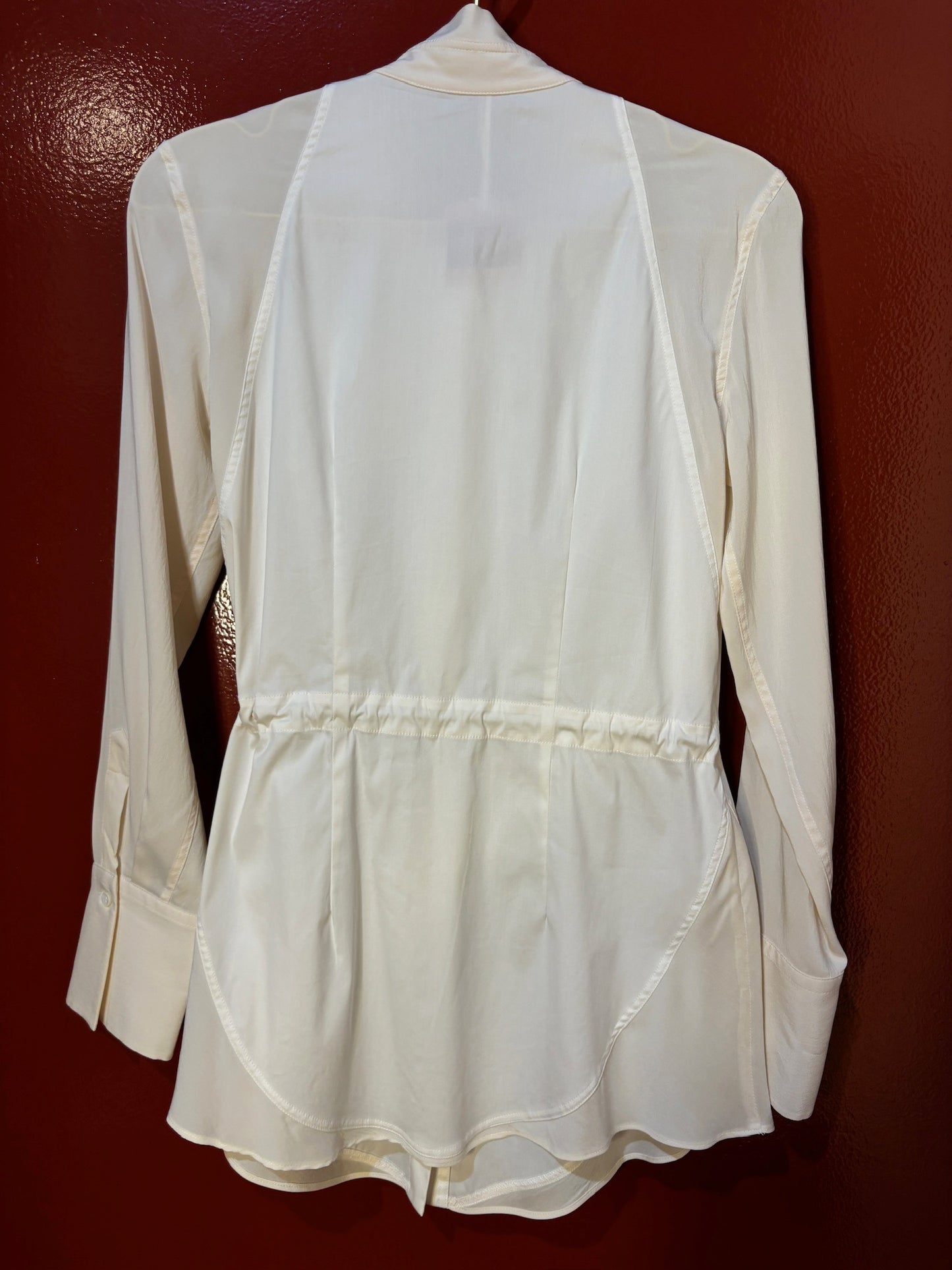 Brunello Cucinelli Button Down Ivory Flower XS/S