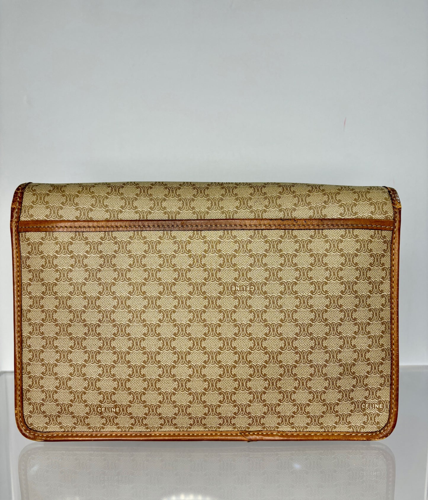 Celine Vintage Clutch Brown