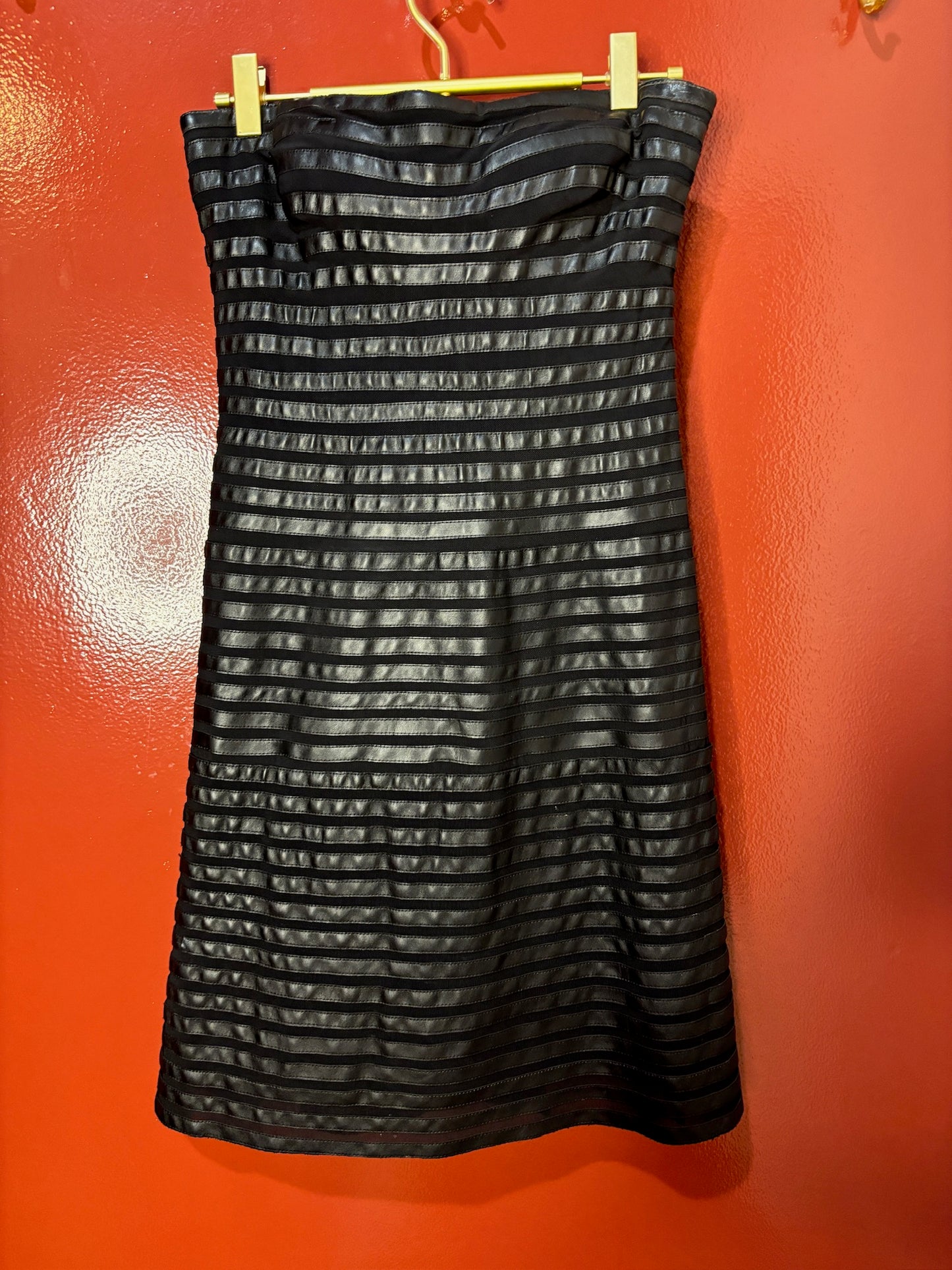 Aidan Mattox Black Strapless Dress 4