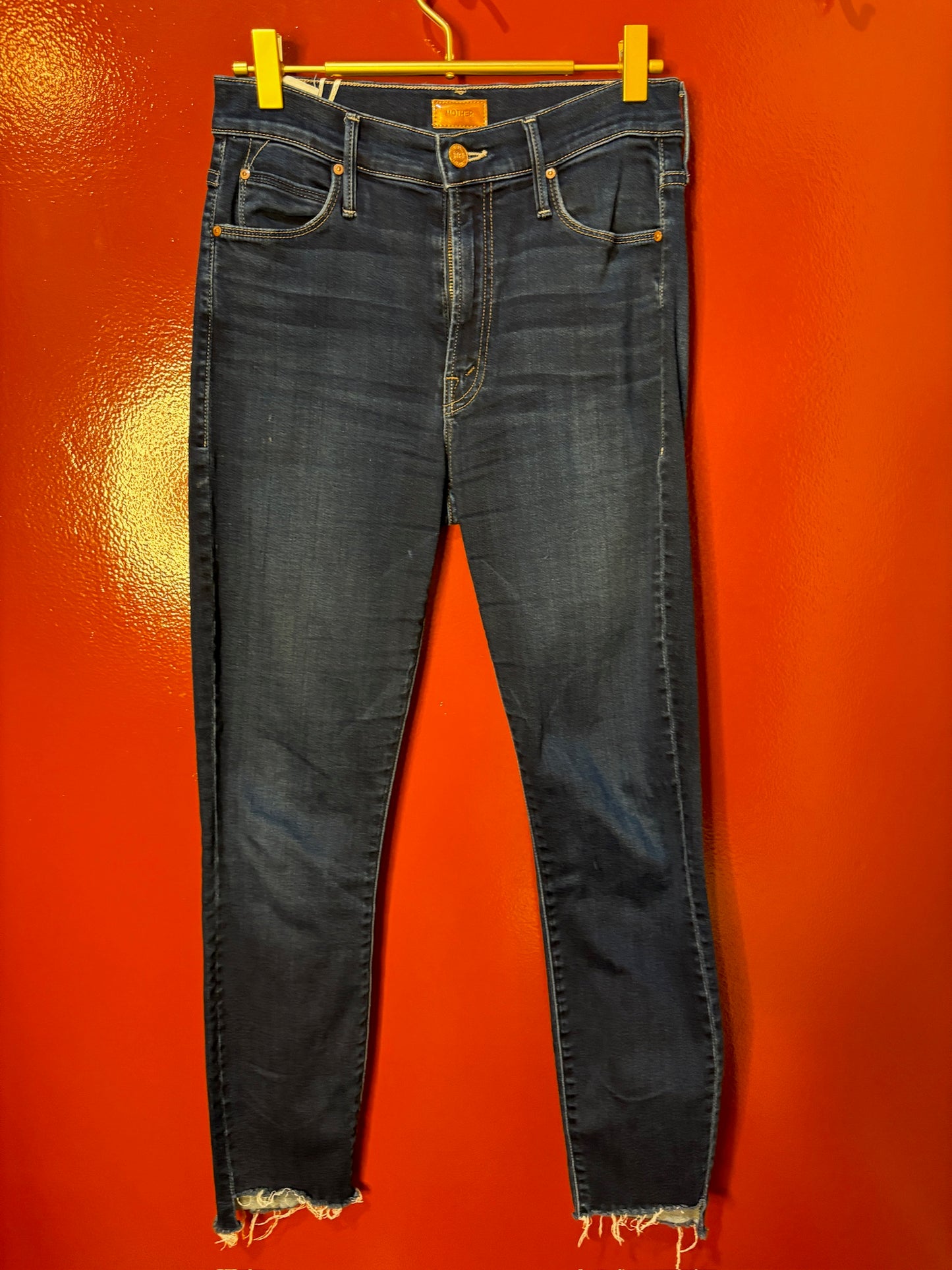 Mother Jeans Skinny Fray 26