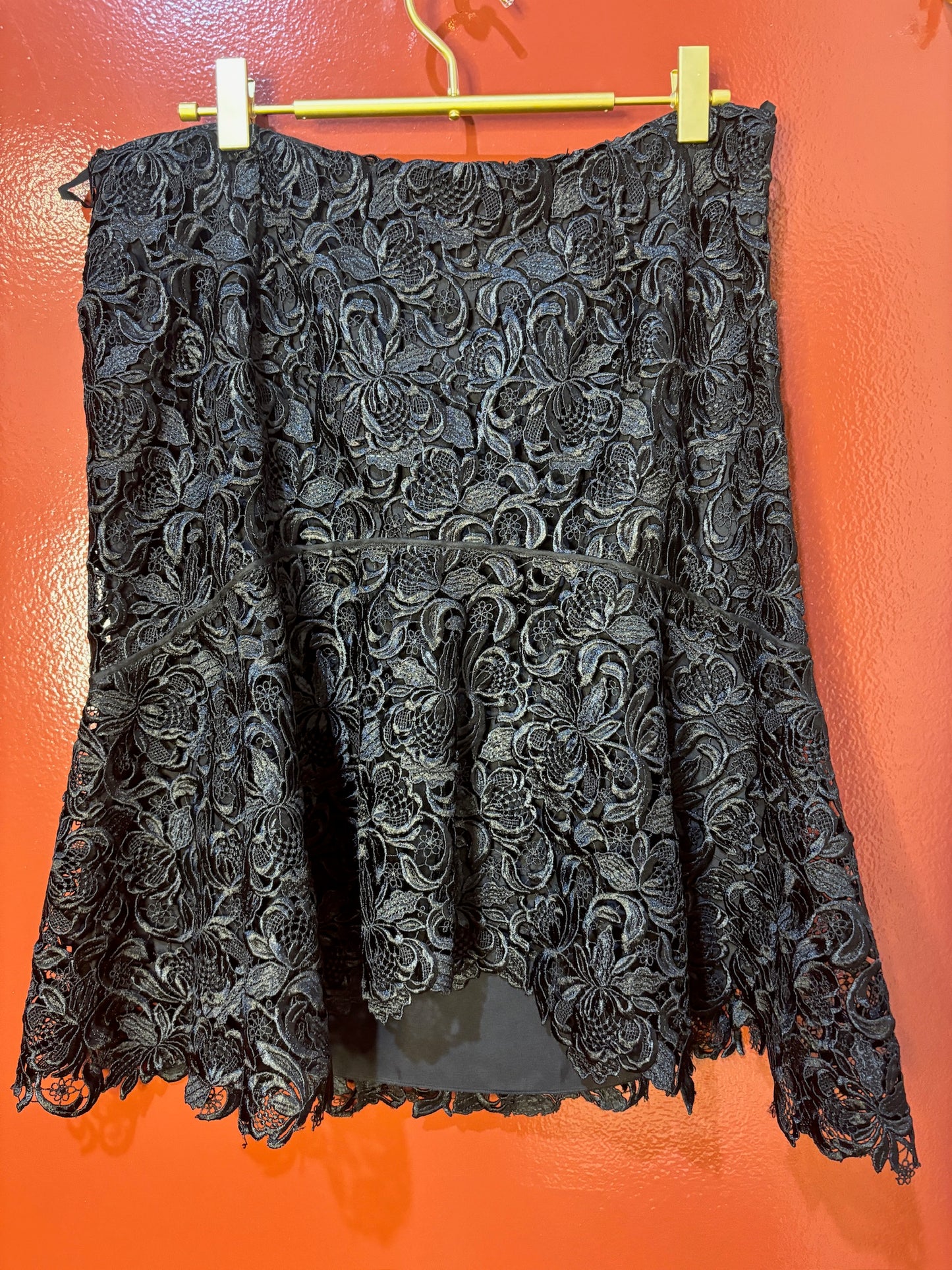 Nina Richie Lace Black Skirt 42