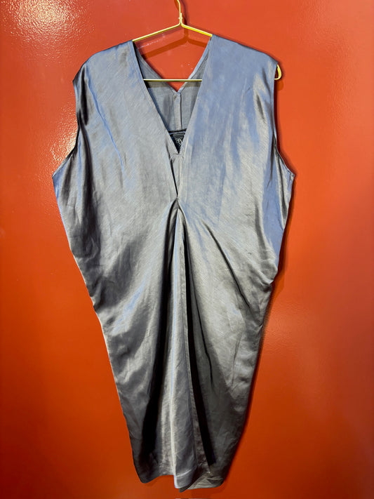 Maria Cornejo gray silk dress 8