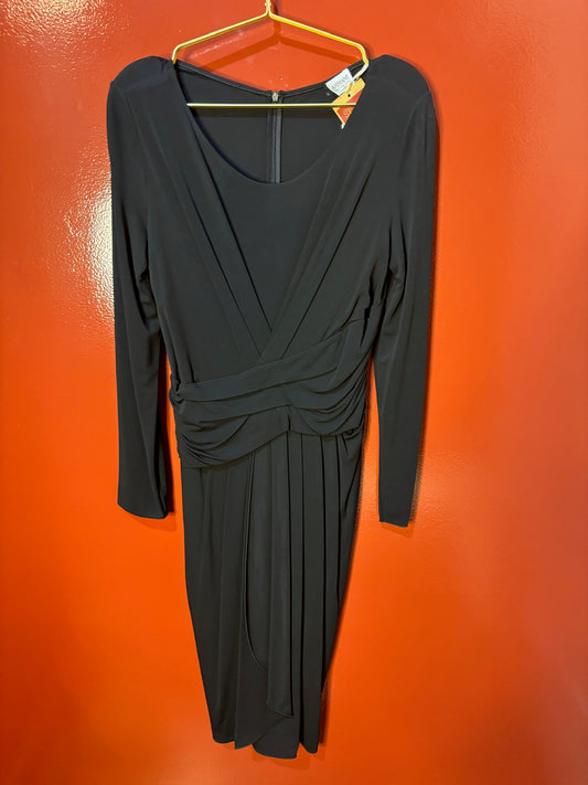 Armani Black Wrap Dress 10