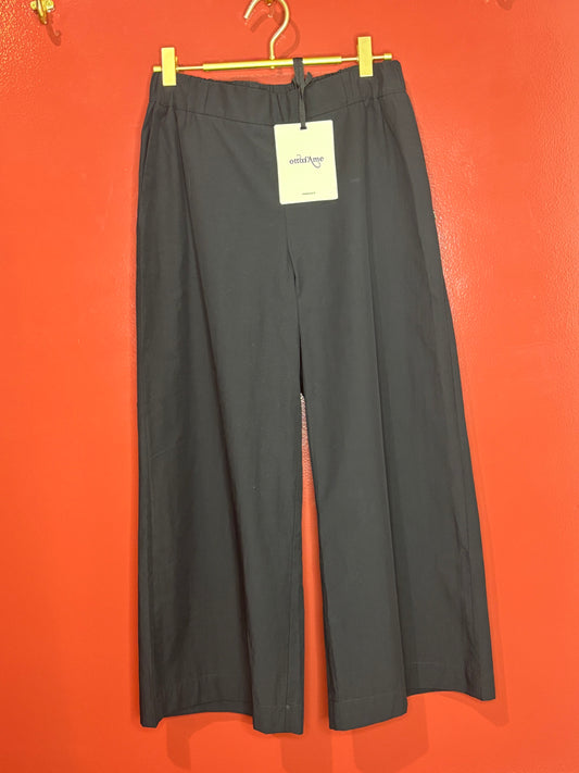 Ottod Ame Black Crop Pants S