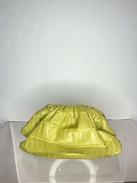 Wyld Empyre Green Leather Clutch