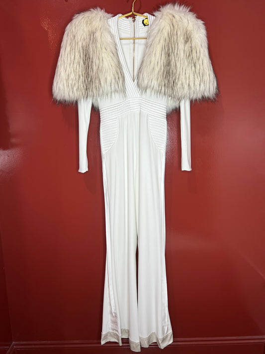 Zhivago Heiress Faux Fur Jumpsuit 4