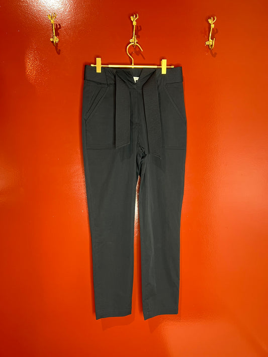 Veronica Beard Black Twill Pants W/ Belt 2