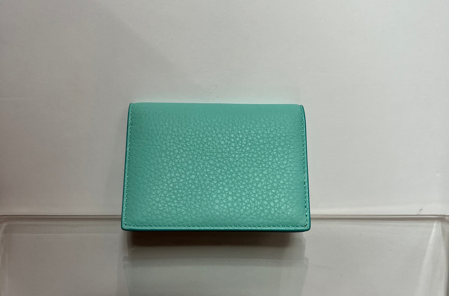 Tiffany & Co Blue Leather Card Holder