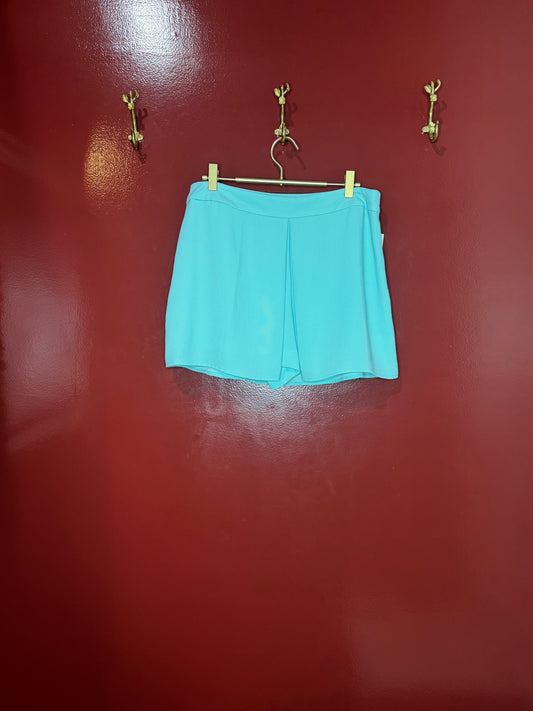 Trina Turk Aqua Skirted Shorts 8