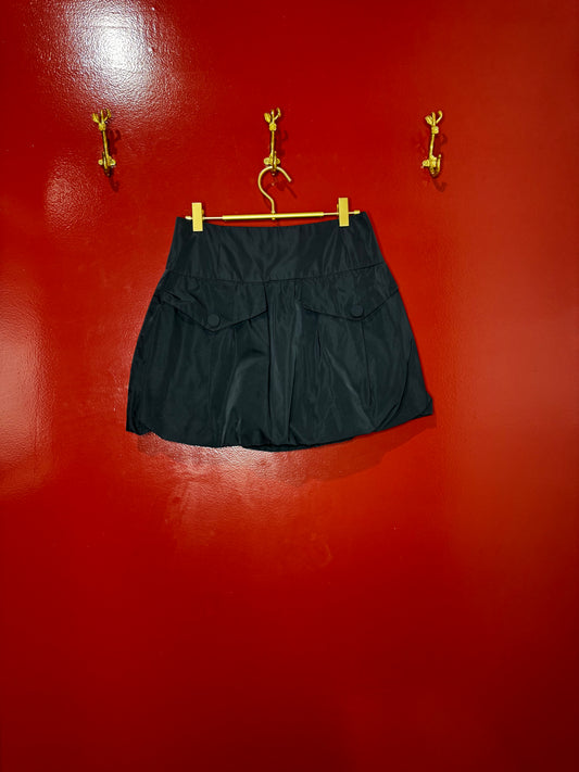 Louis Vuitton Black Bubble Skirt 38