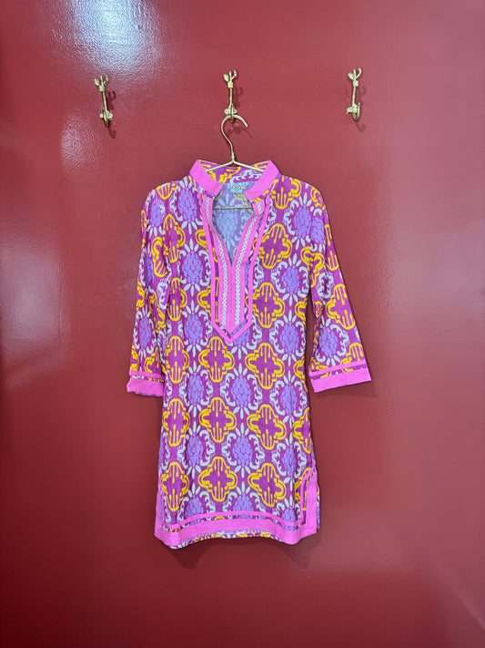 Sheridan French Pink/Yellow Tunic 2