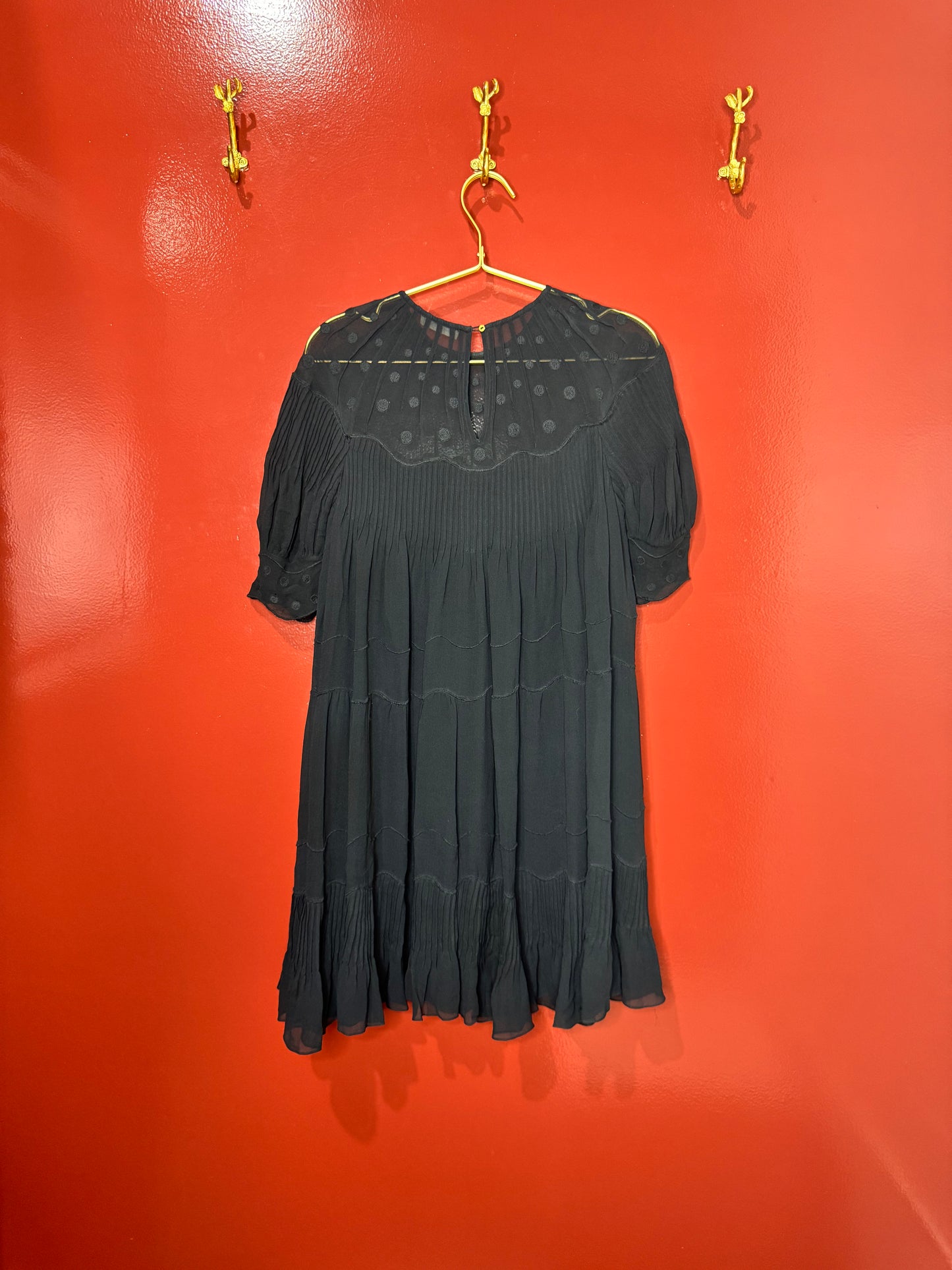 Ulla Johnson Black Dress 0