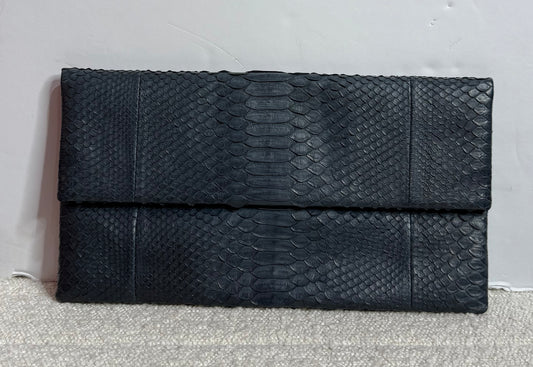 Navy Lizard Clutch