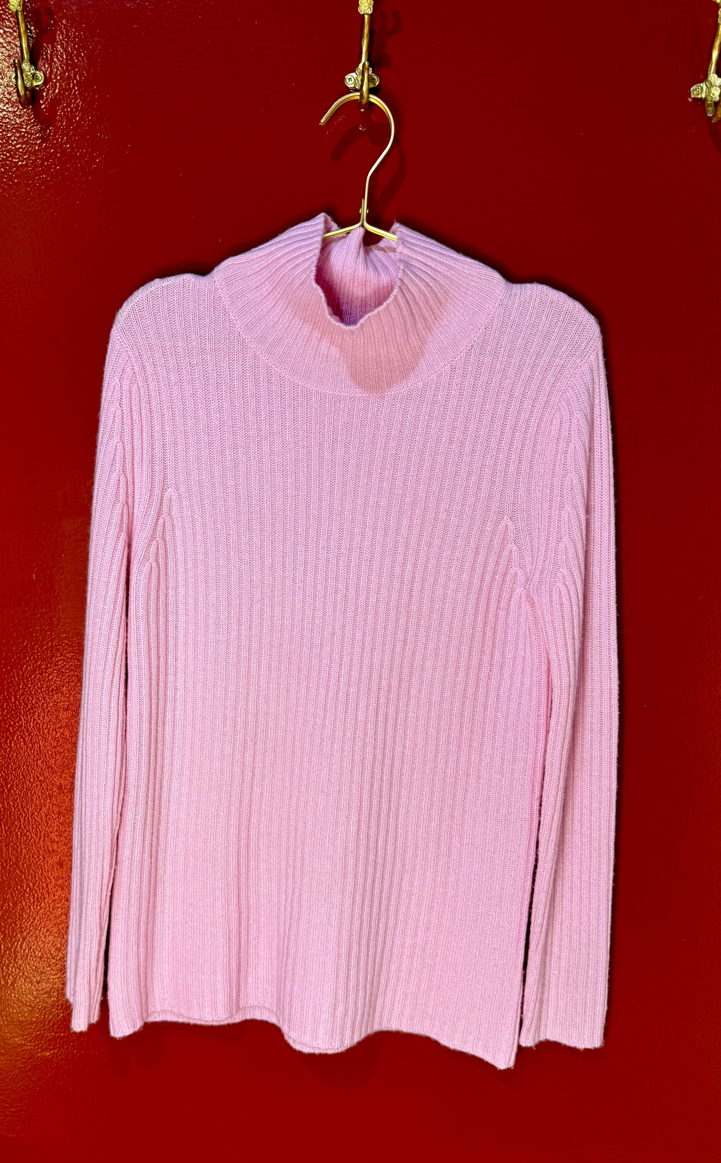 Something Navy Pink Sweater Set M