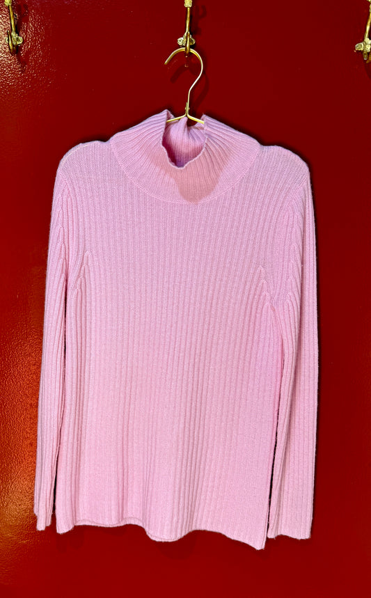 Something Navy Pink Sweater Set M