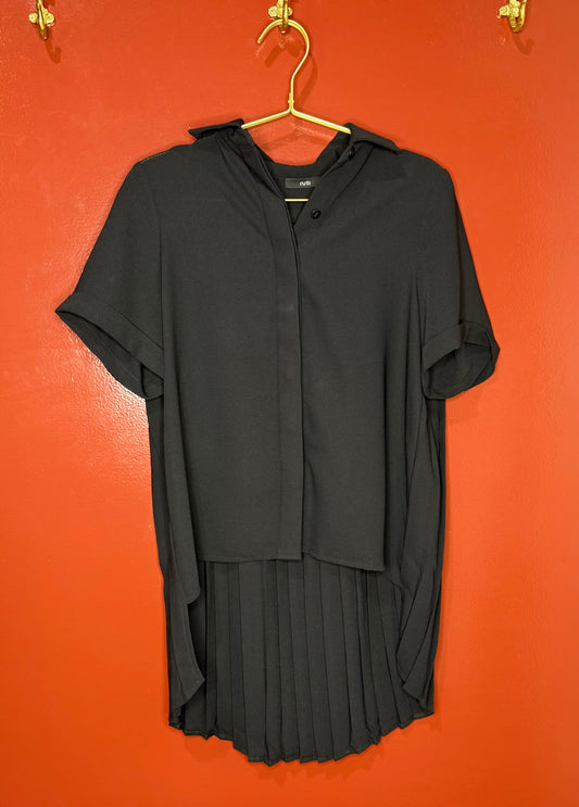 Ruti Black Short Sleeve Button Down XS/S