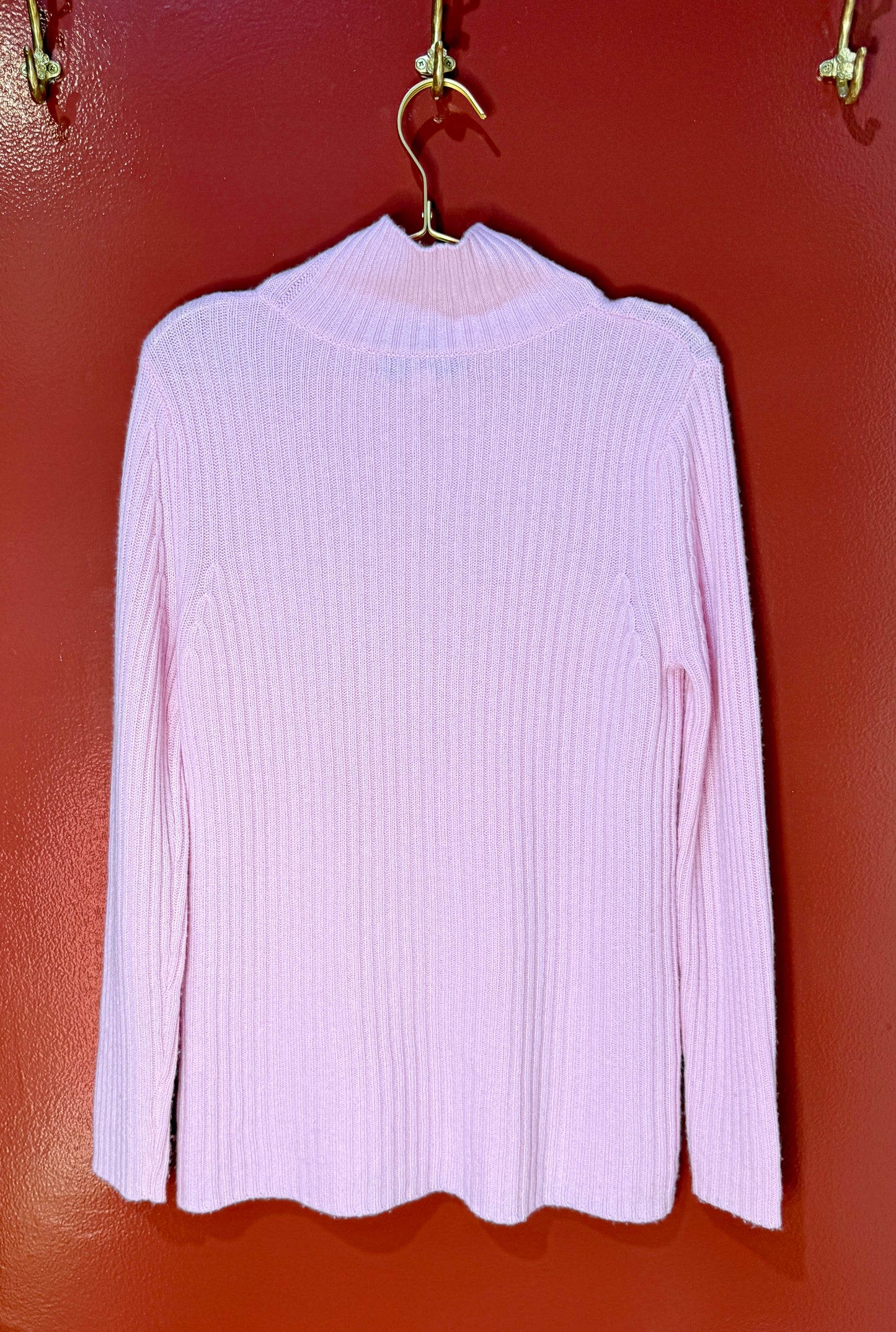 Something Navy Pink Sweater Set M