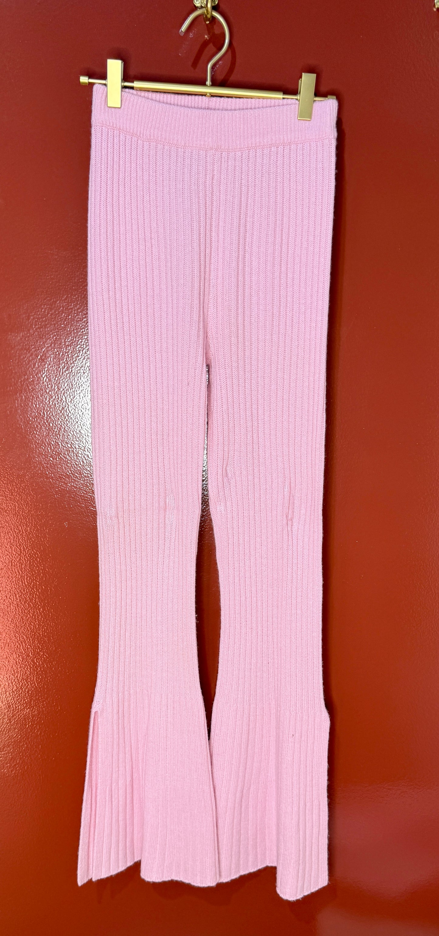Something Navy Pink Sweater Set M