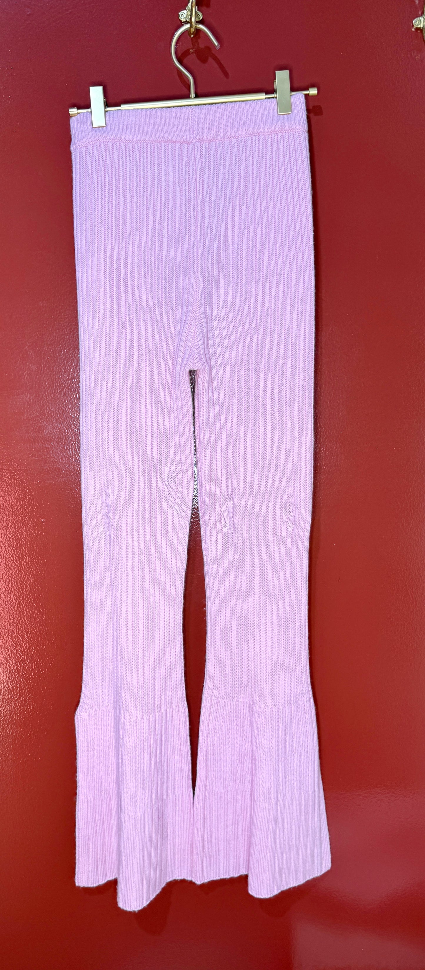 Something Navy Pink Sweater Set M