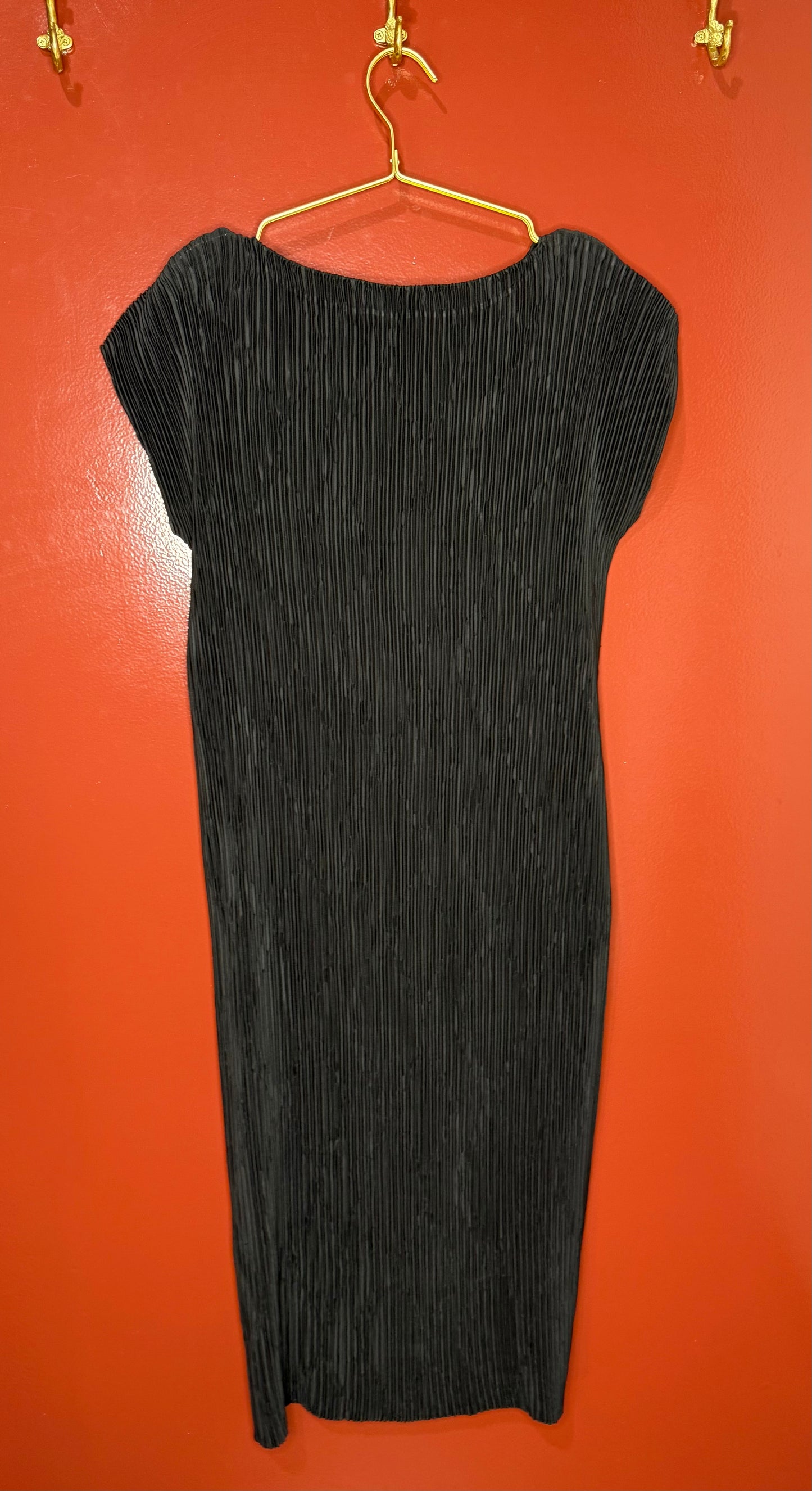 Lafayette 148 Black Pleated Maxi Dress XS