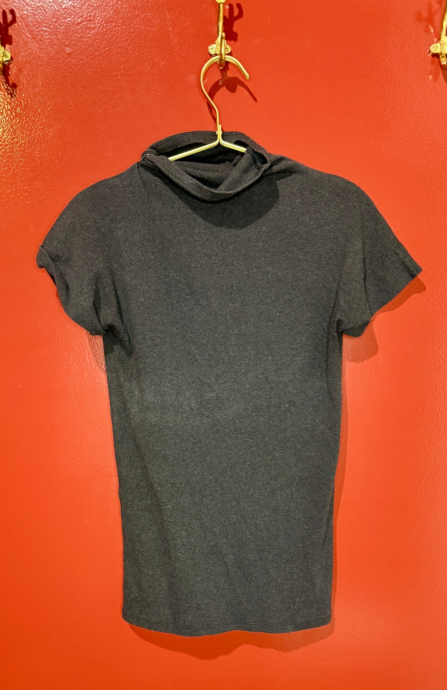 Brunello Cucinelli Mock Neck Gray Sweater L