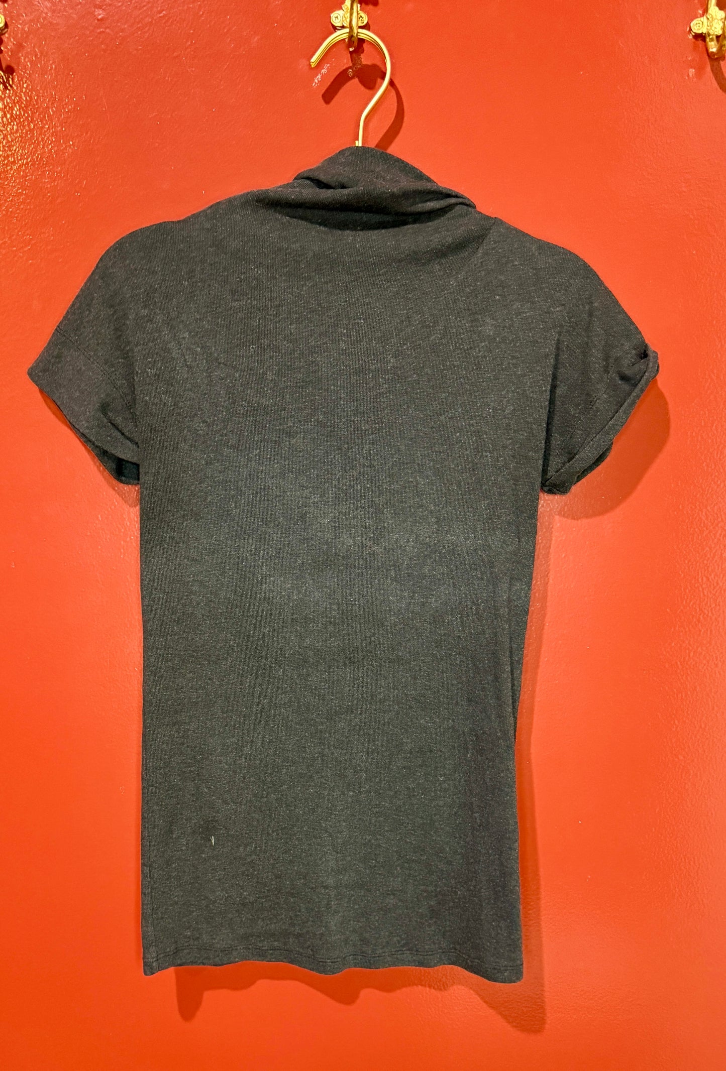 Brunello Cucinelli Mock Neck Gray Sweater L
