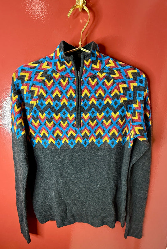 Title Nine Aztec Quarter Zip Up M/L