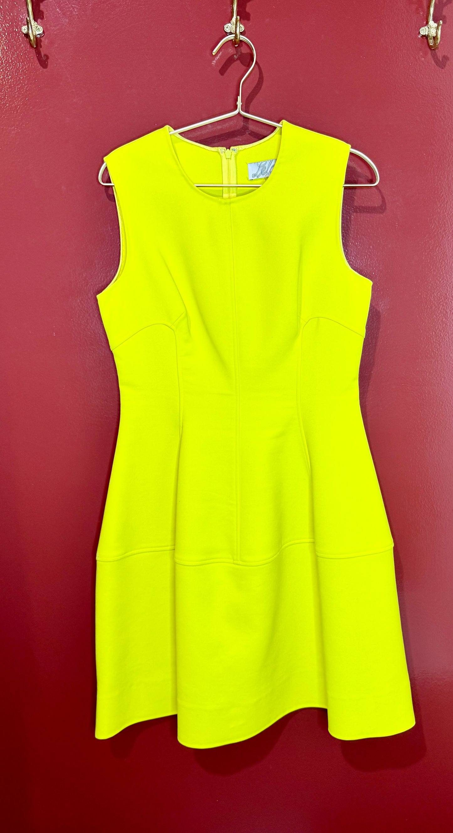 Lela Rose Yellow Dress 8