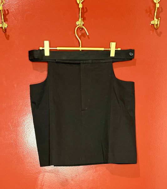 Helmut Lang Black Skirt Hip Cut-Outs 8