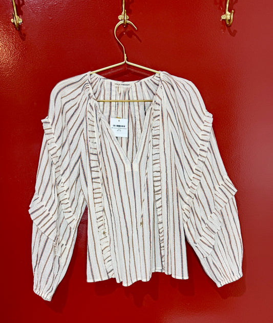 Ulla Johnson Stripped Shimmer Top 4